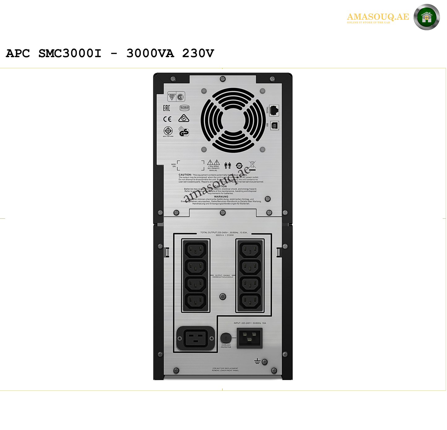 APC SMC3000I TOWER - 3000VA / 230V
