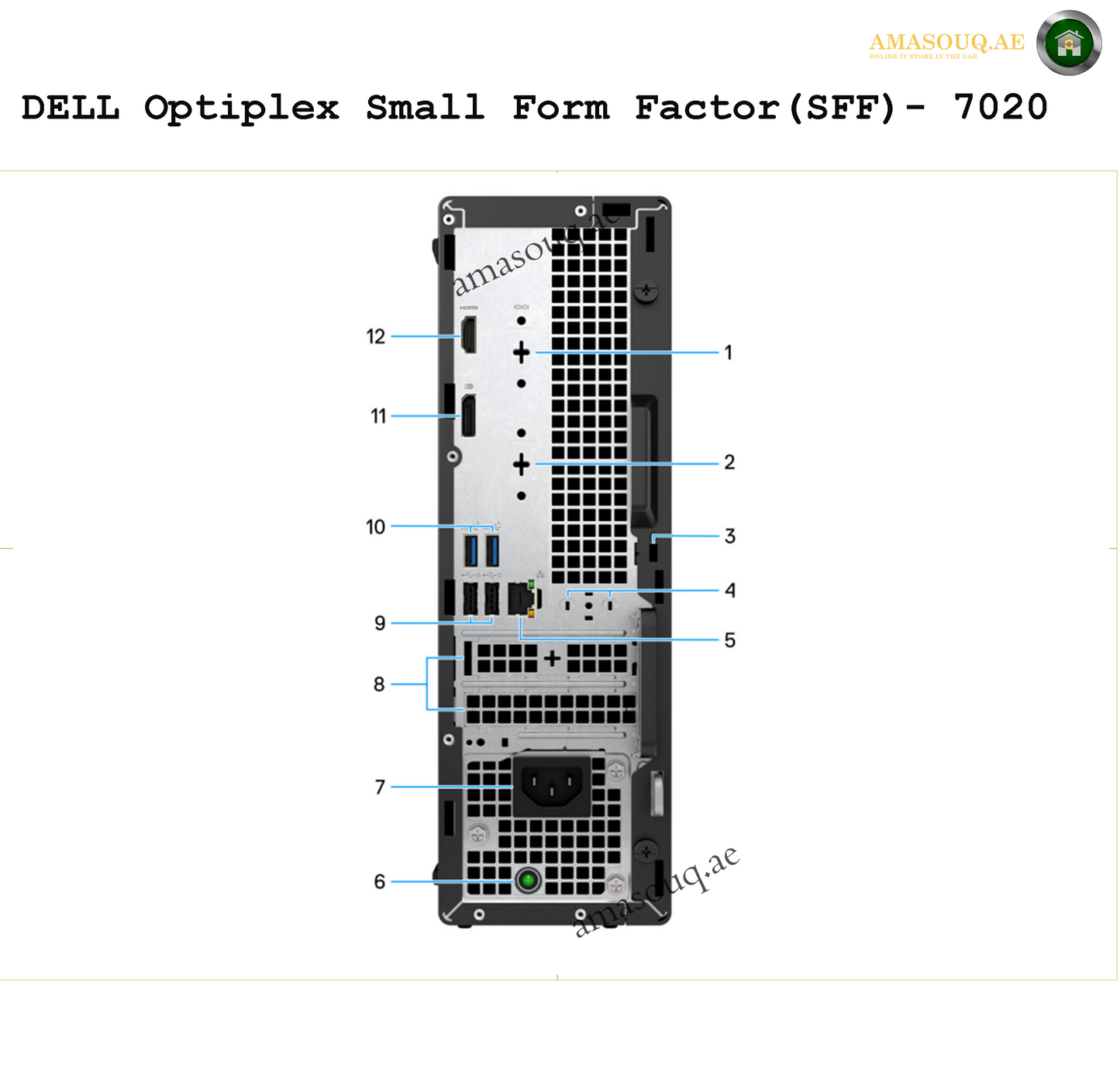 DELL OPTIPLEX 7020 SFF - Ubuntu Linux | Compact Desktop for Work & Play
