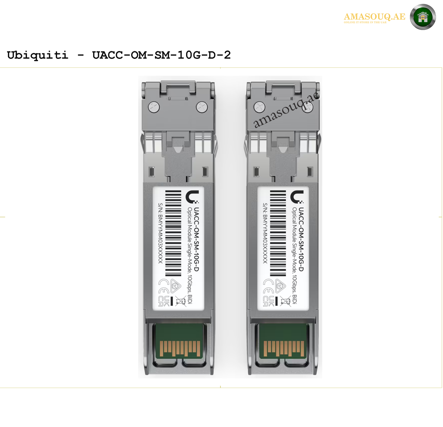 Ubiquiti - Transceiver - UACC-OM-SM-10G-D-2