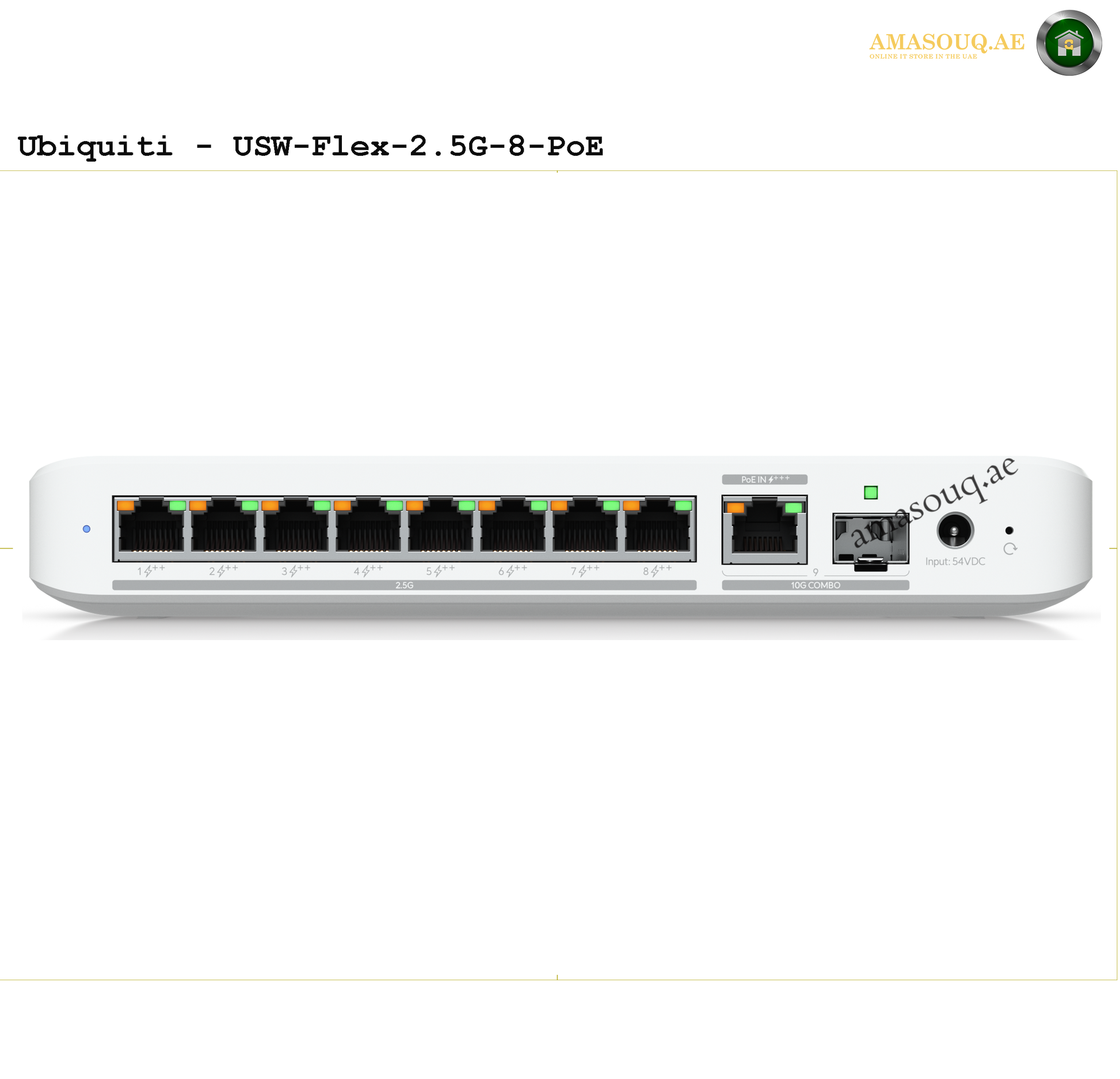 Ubiquiti - Flex 2.5G PoE - USW-Flex-2.5G-8-PoE | AMASOUQ.AE 2