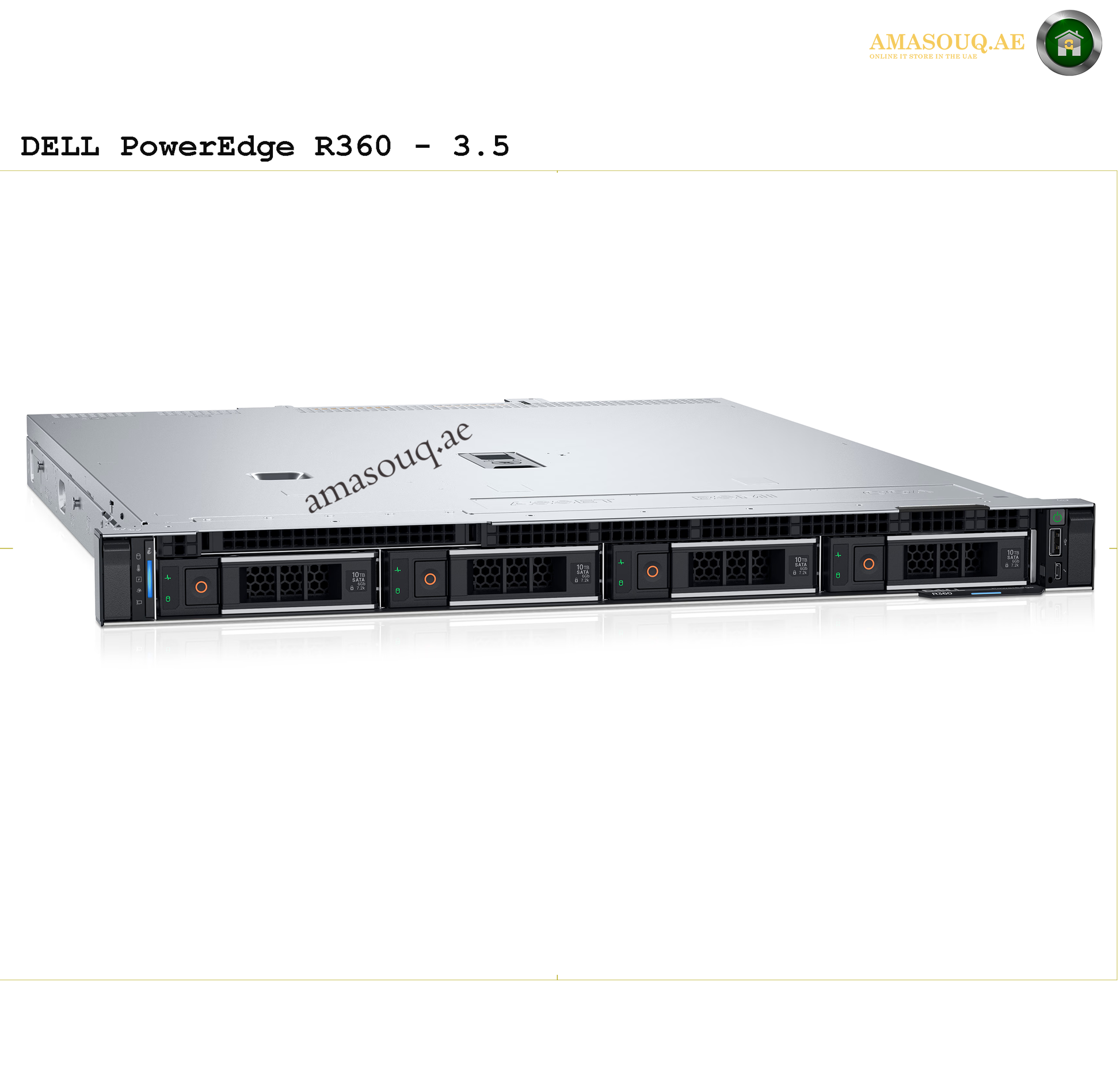 DELL PowerEdge R360 - 3.5" 4 Bay Rack Server | AMASOUQ.AE 3