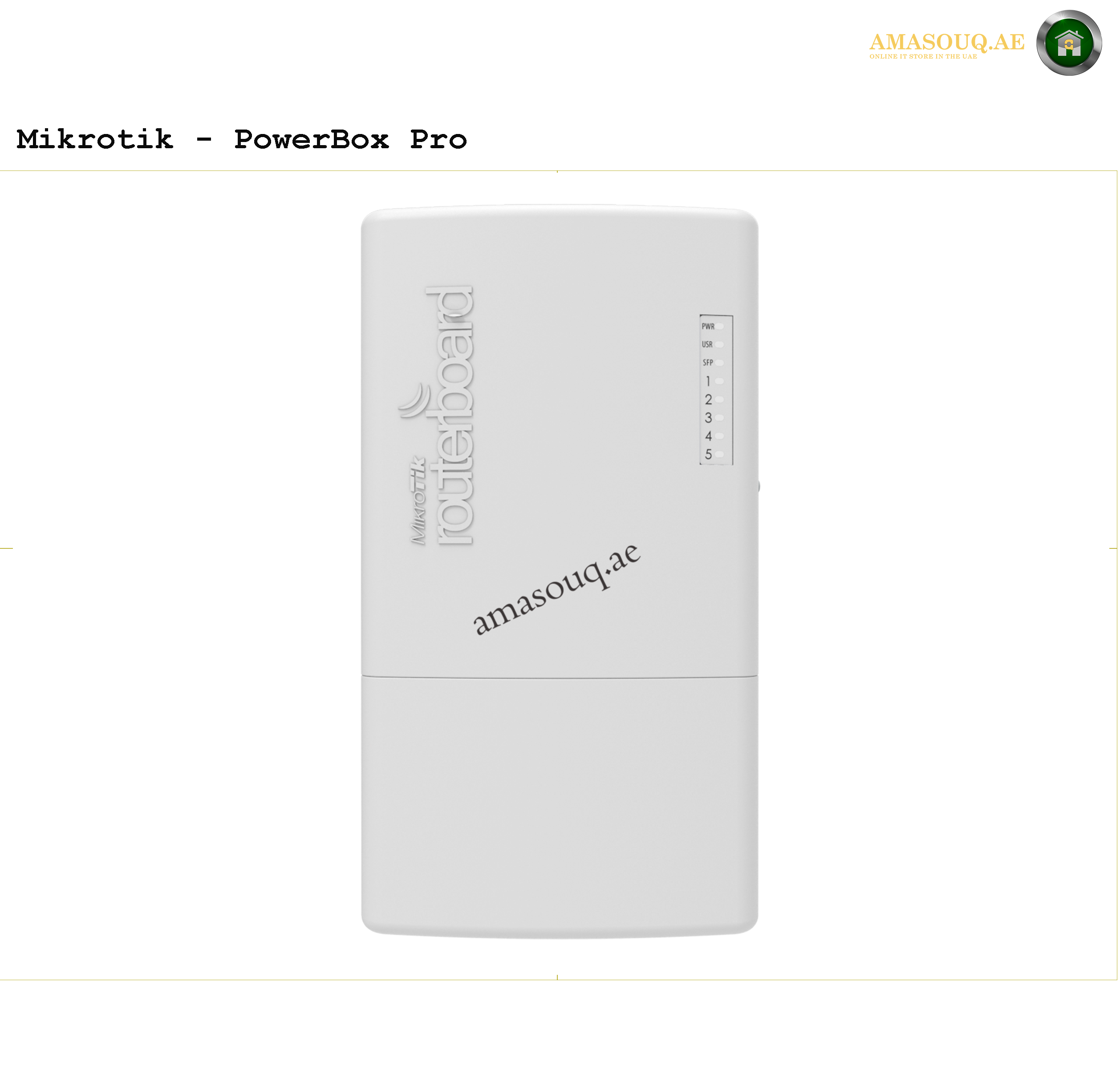 BUY MikroTik PowerBox Pro PoE Outdoor Router | UAE AMASOUQ.AE – YOUR ...