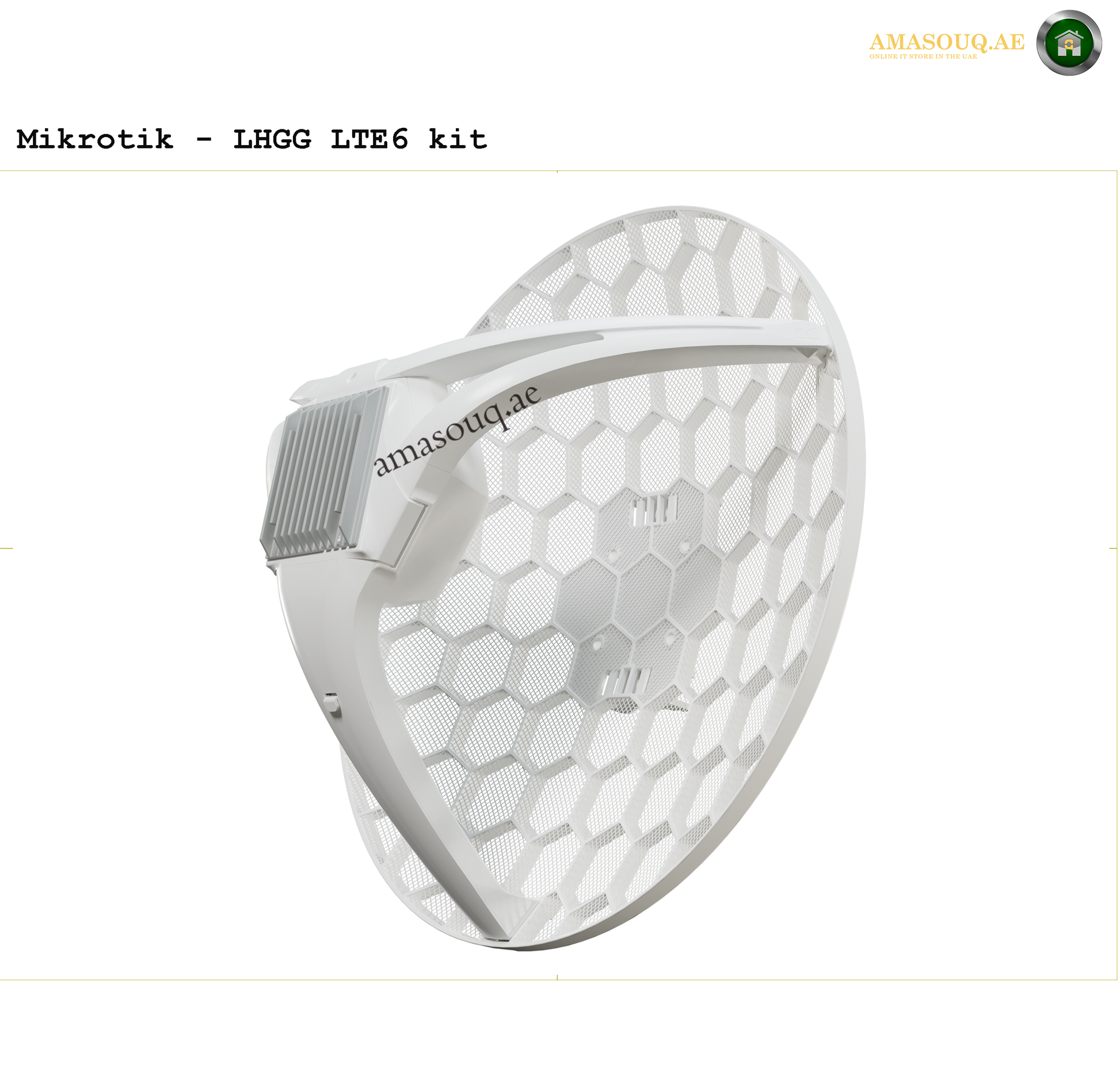 Mikrotik LHGG LTE6 kit with hexagonal pattern - AMASOUQ.AE - SIDE VIEW 1