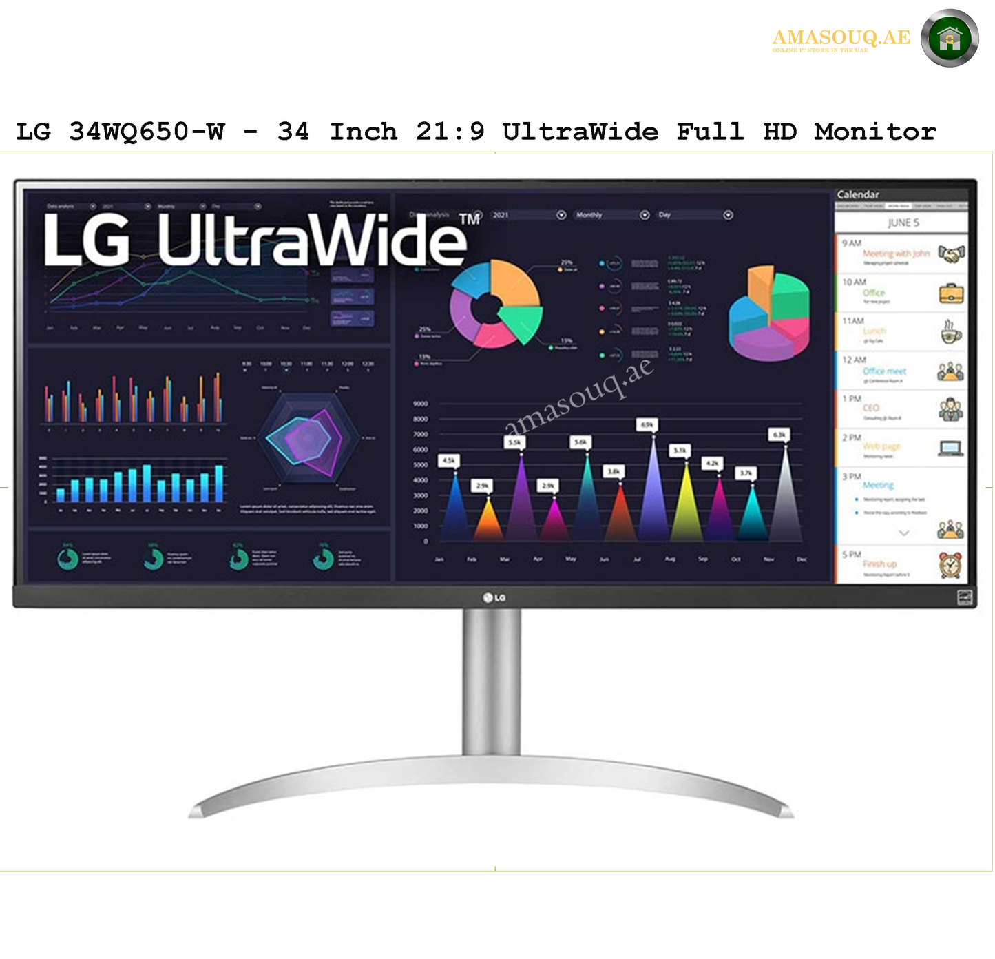 LG FHD - UltraWide  IPS Monitor -  LG 29WQ600-W / LG 34WQ650-W