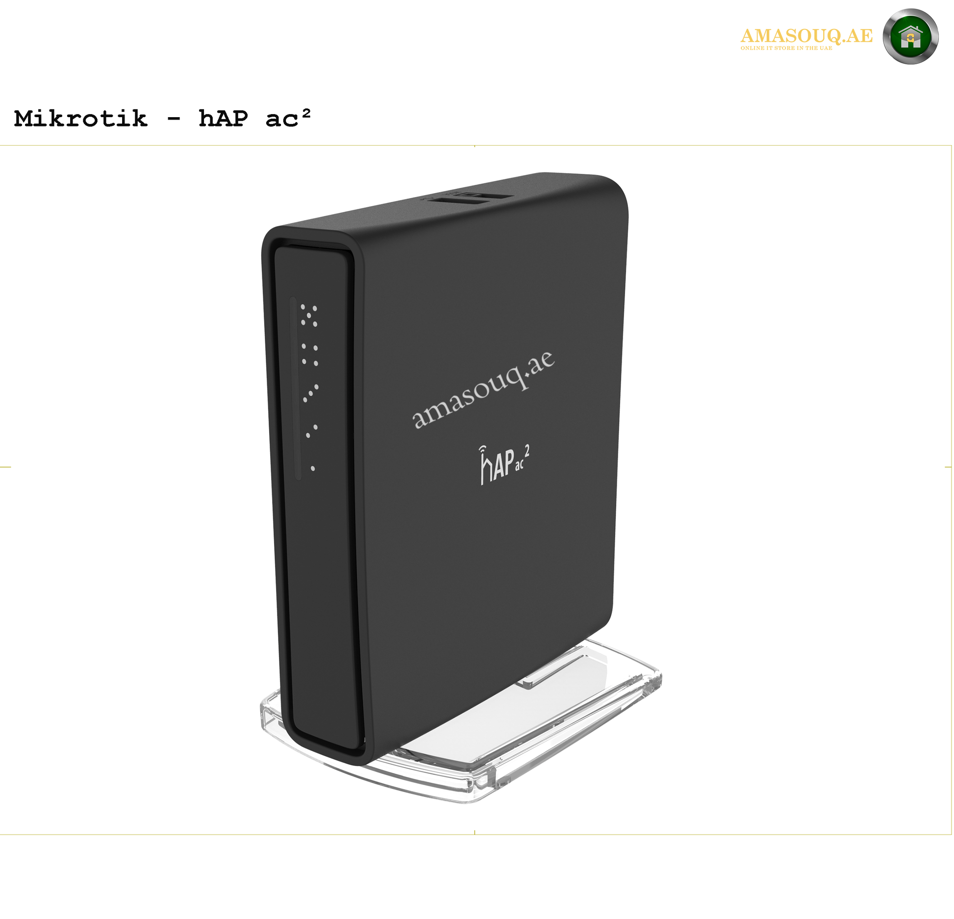 Mikrotik router hap ac2 | AMASOUQ.AE BACK VIEW