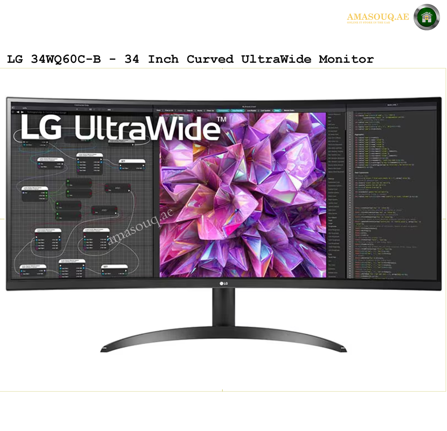 LG QHD  UltraWide IPS - LG 34WQ60C-B / 34"