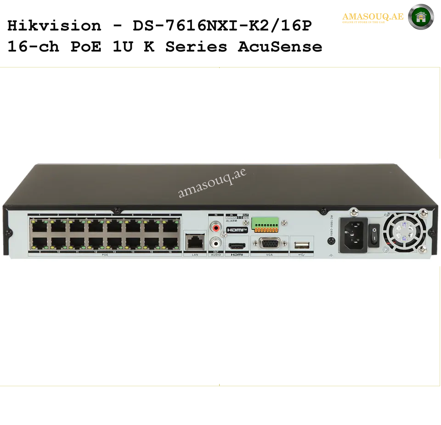 Hikvision NVR - DS-7616NI-Q2/16P | DS-7616NXI-K2/16P
