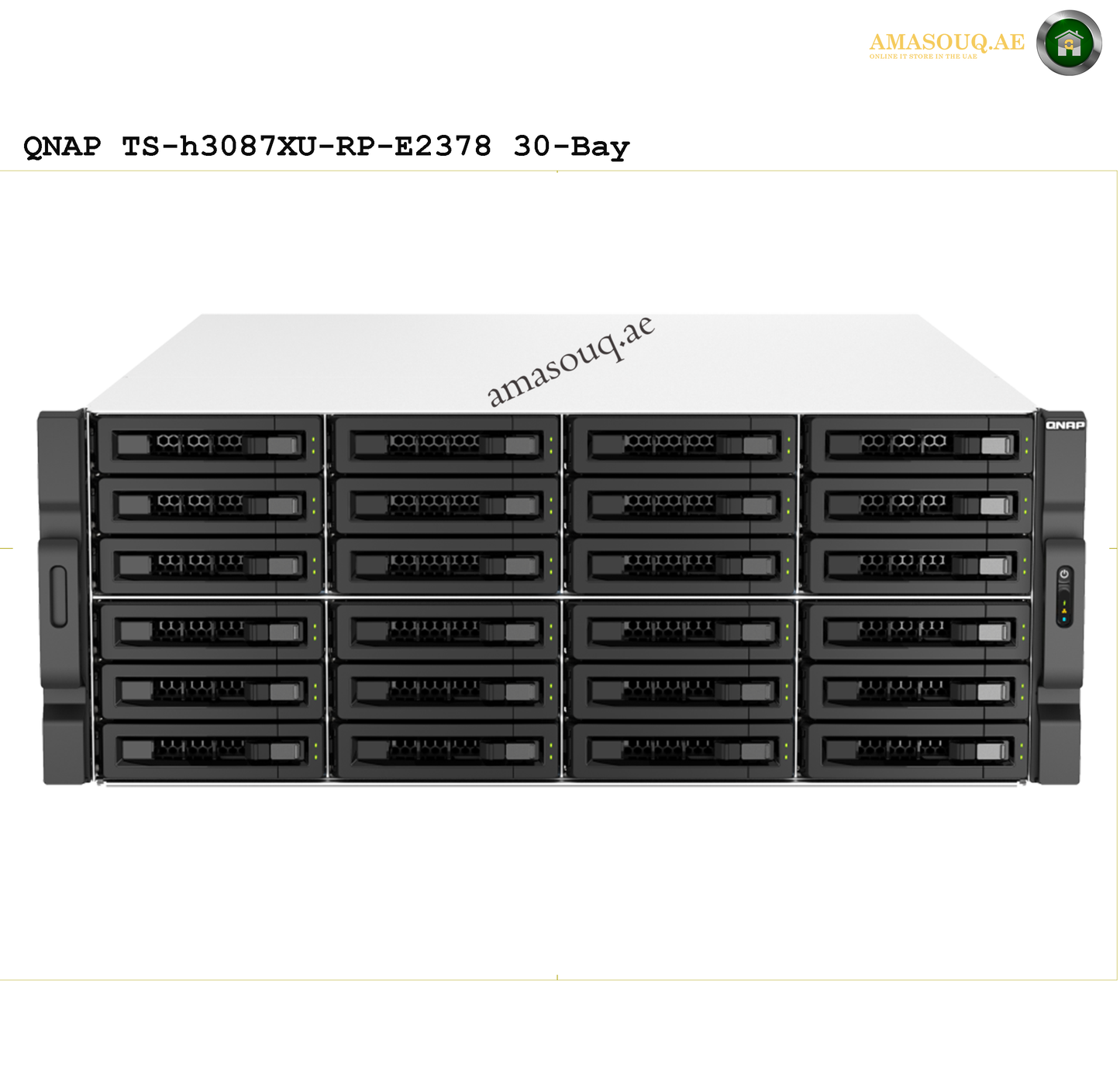 QNAP - TS-h3087XU-RP-E2378-64G - 30 Bay Rackmount