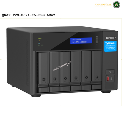 QNAP - Desktop Tower NAS - TVS 6 Bay