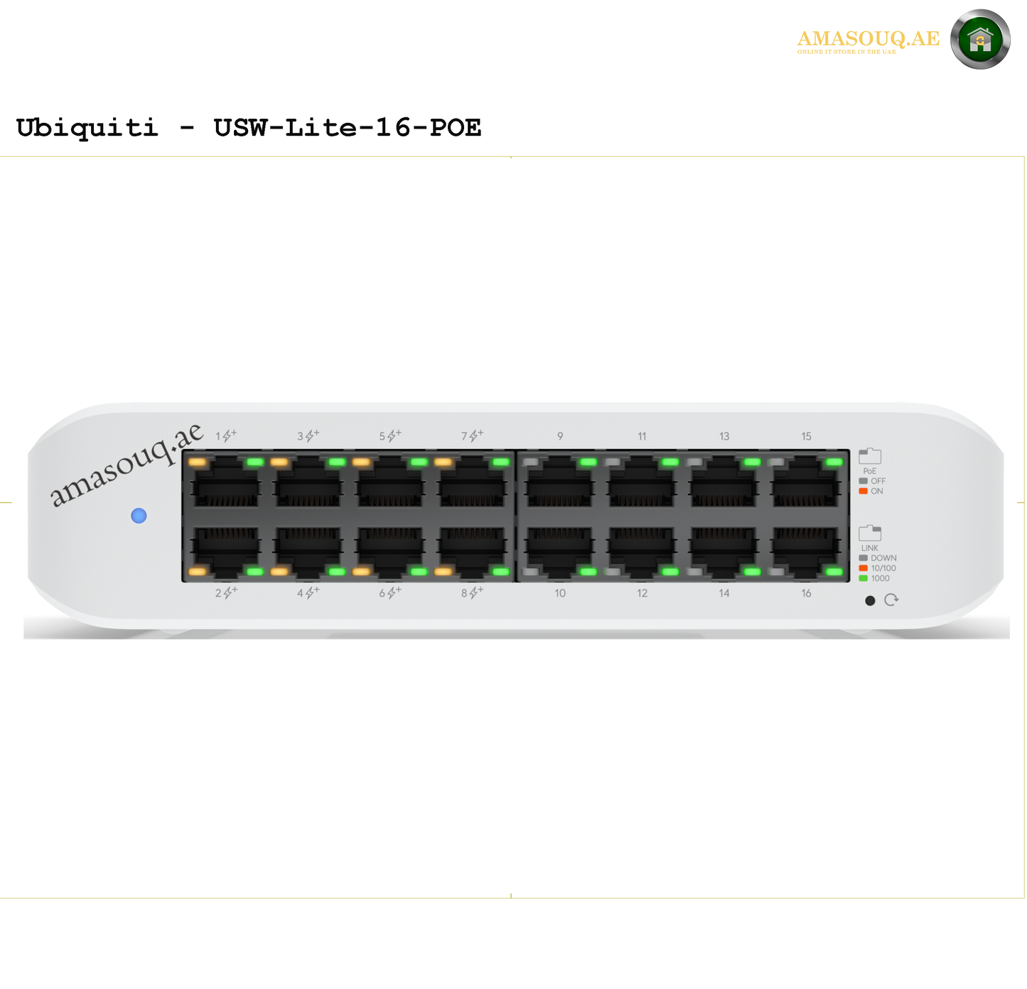 Ubiquiti - Lite 16 PoE - USW-Lite-16-POE