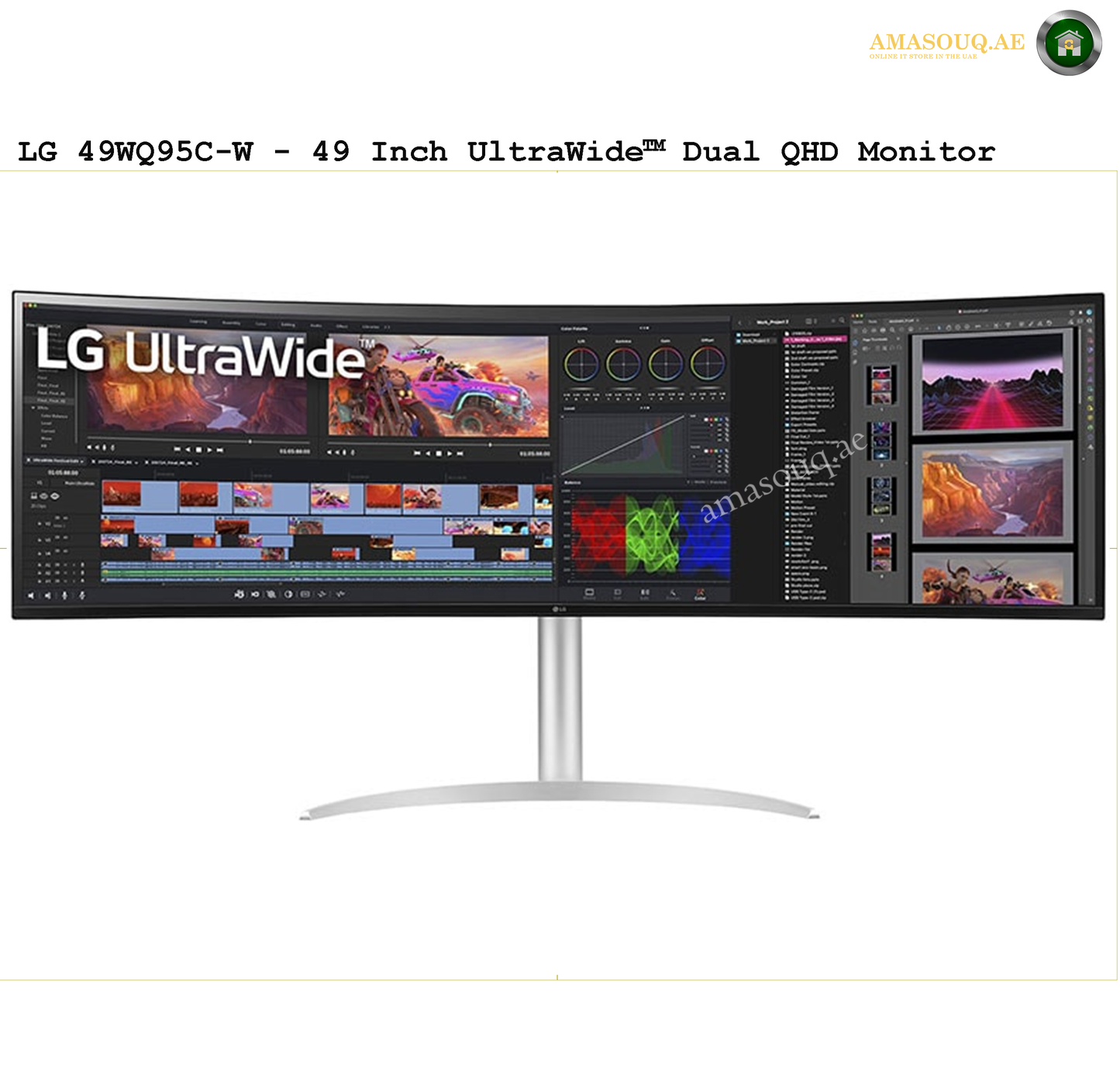 LG QHD  UltraWide Dual Nano IPS - LG 49WQ95C-W / 49"