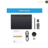 Wacom Intuos Pro Medium PTK-670 Drawing Tablet, Pro Pen 3 with 8192 Pressure Levels & Tilt Support, Bluetooth 5.3 & USB-C Connectivity, 10 ExpressKeys 2 Dials Multi-Device Pairing | PTK670K0B