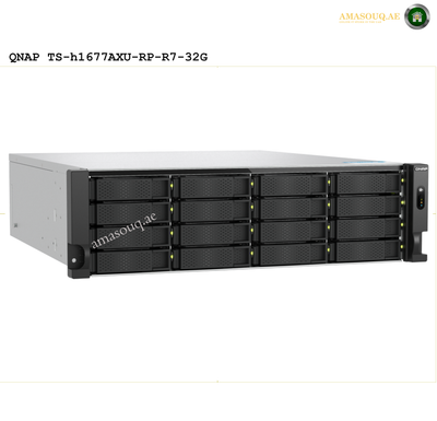 QNAP - TS-h1677AXU-RP-R7-32G 16 Bay Rackmount