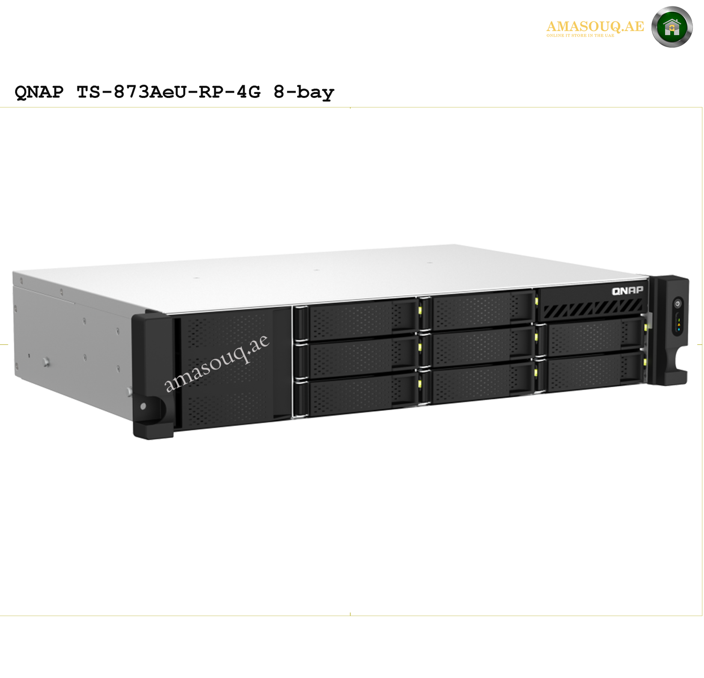 QNAP - 8 Bay Short Depth Rackmount