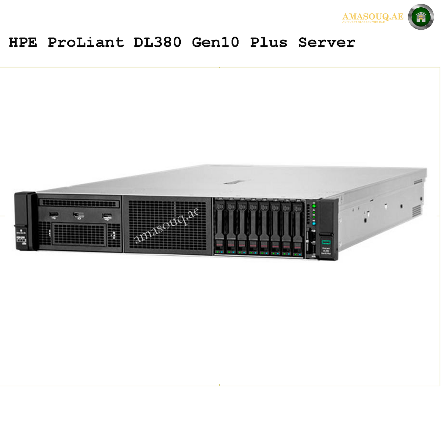 HPE ProLiant DL380 Gen10 Plus Rack Server | AMASOUQ.AE 1