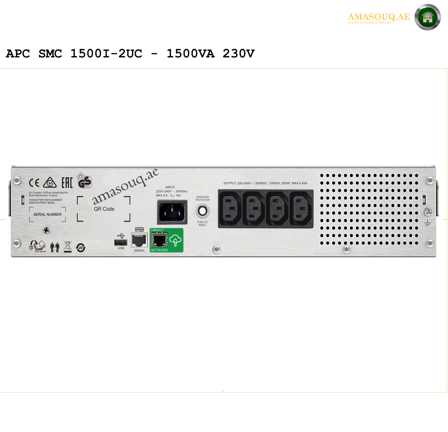 APC SMC1500I-2UC -  1500VA / 230V
