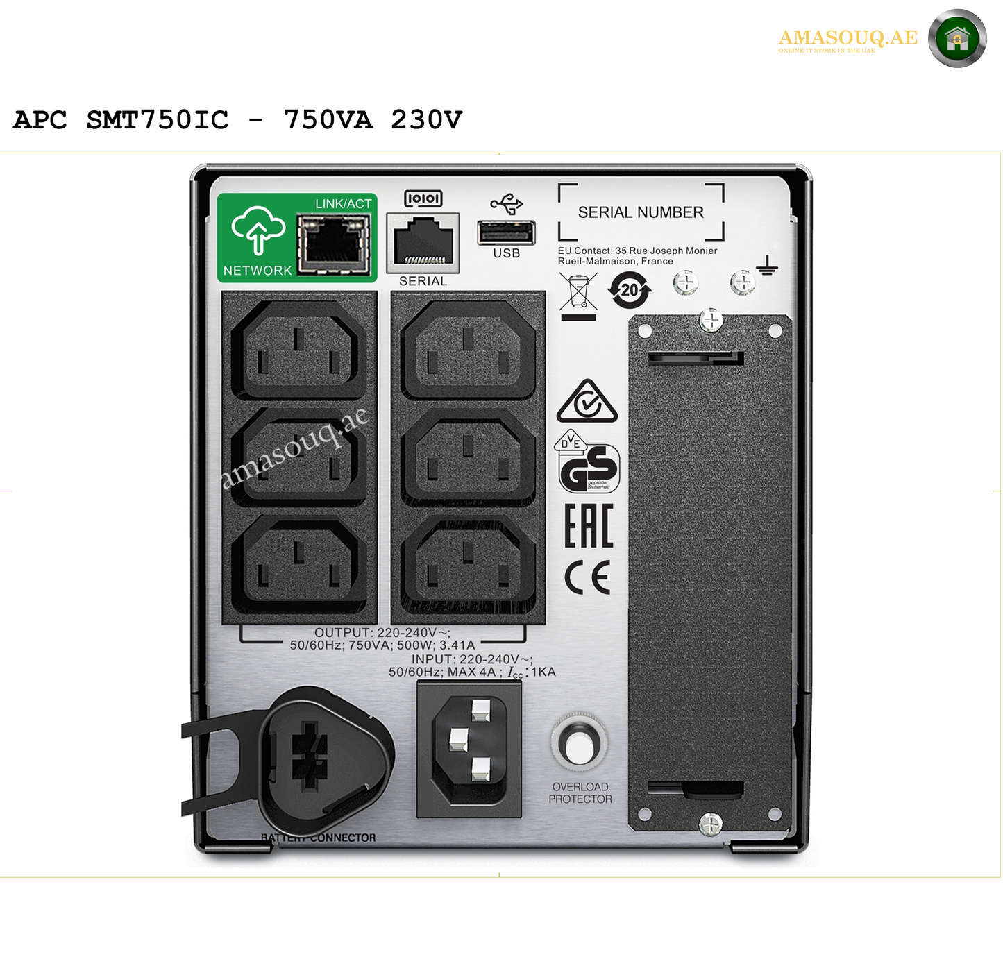 APC SMT750IC - 750VA / 230V