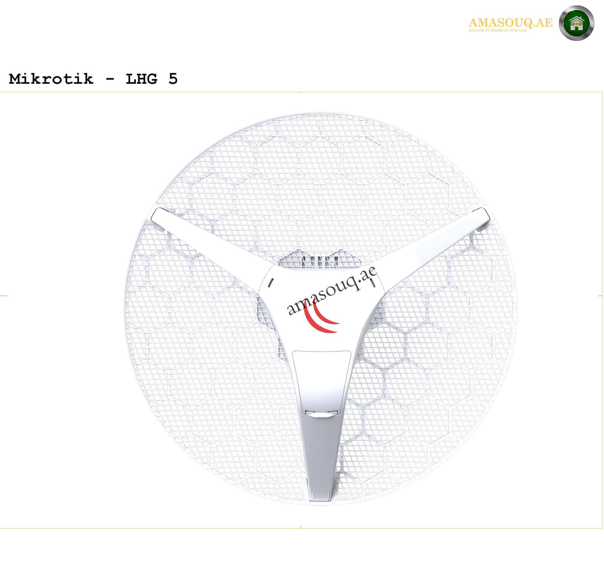 MikroTik RBLHG-5nD (LHG 5 3-pack) | AMASOUQ.AE FRONT VIEW