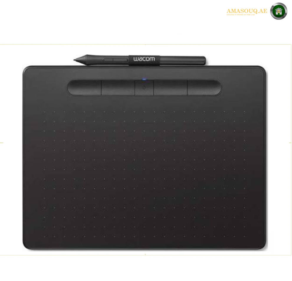 Wacom Intuos M Bluetooth Creative Pen Tablet (Medium, Black) | CTL-6100WLK-N