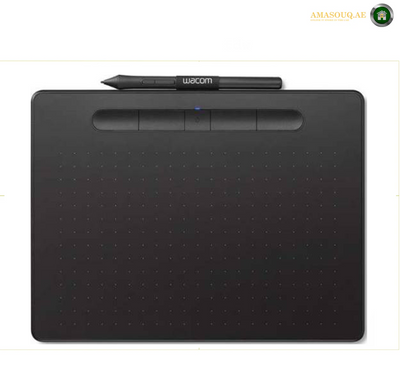 Wacom Intuos M Bluetooth Creative Pen Tablet (Medium, Black) | CTL-6100WLK-N