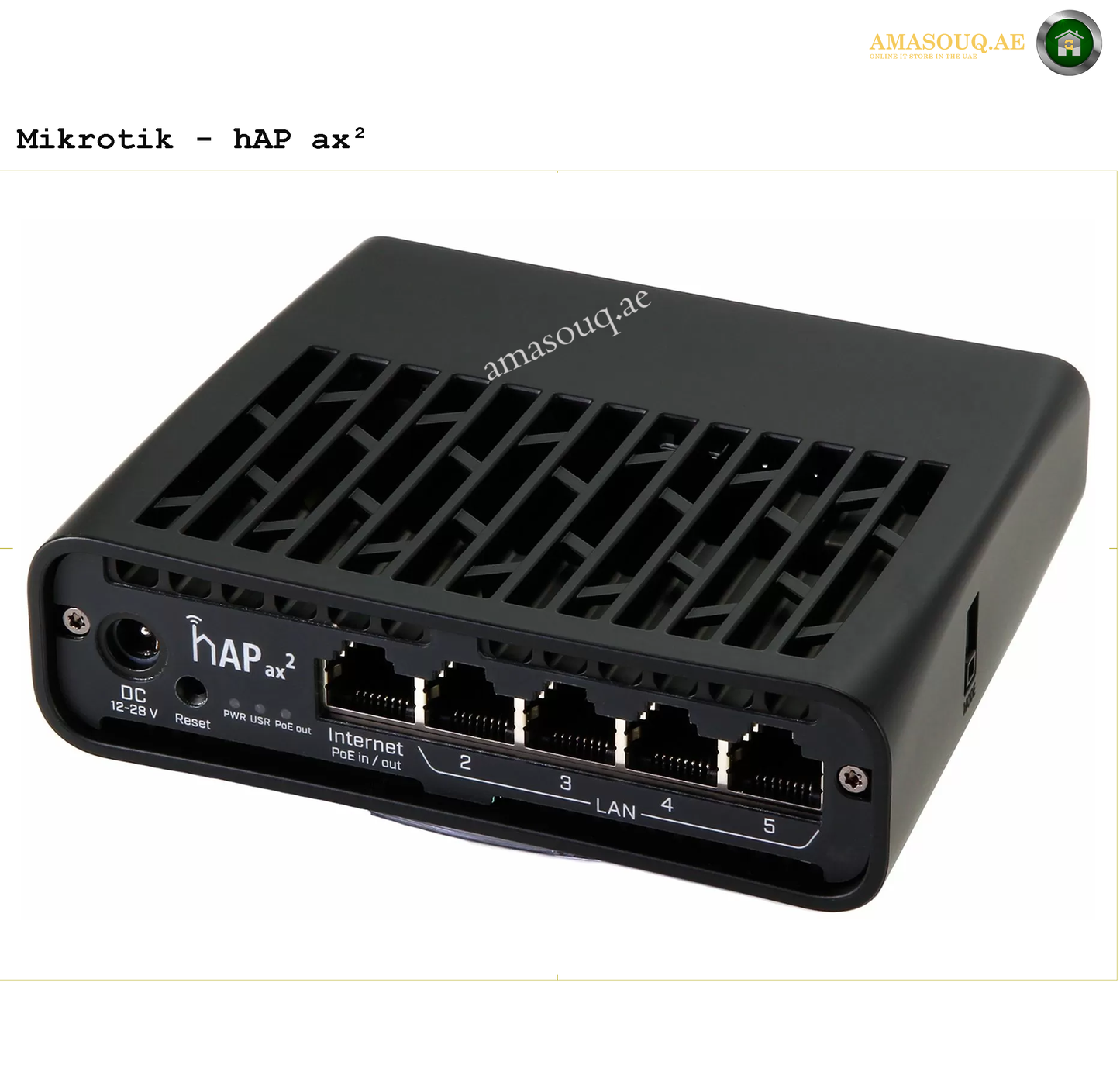 MikroTik - HAP ax² - Wi-Fi 6 | AMASOUQ.AE 1