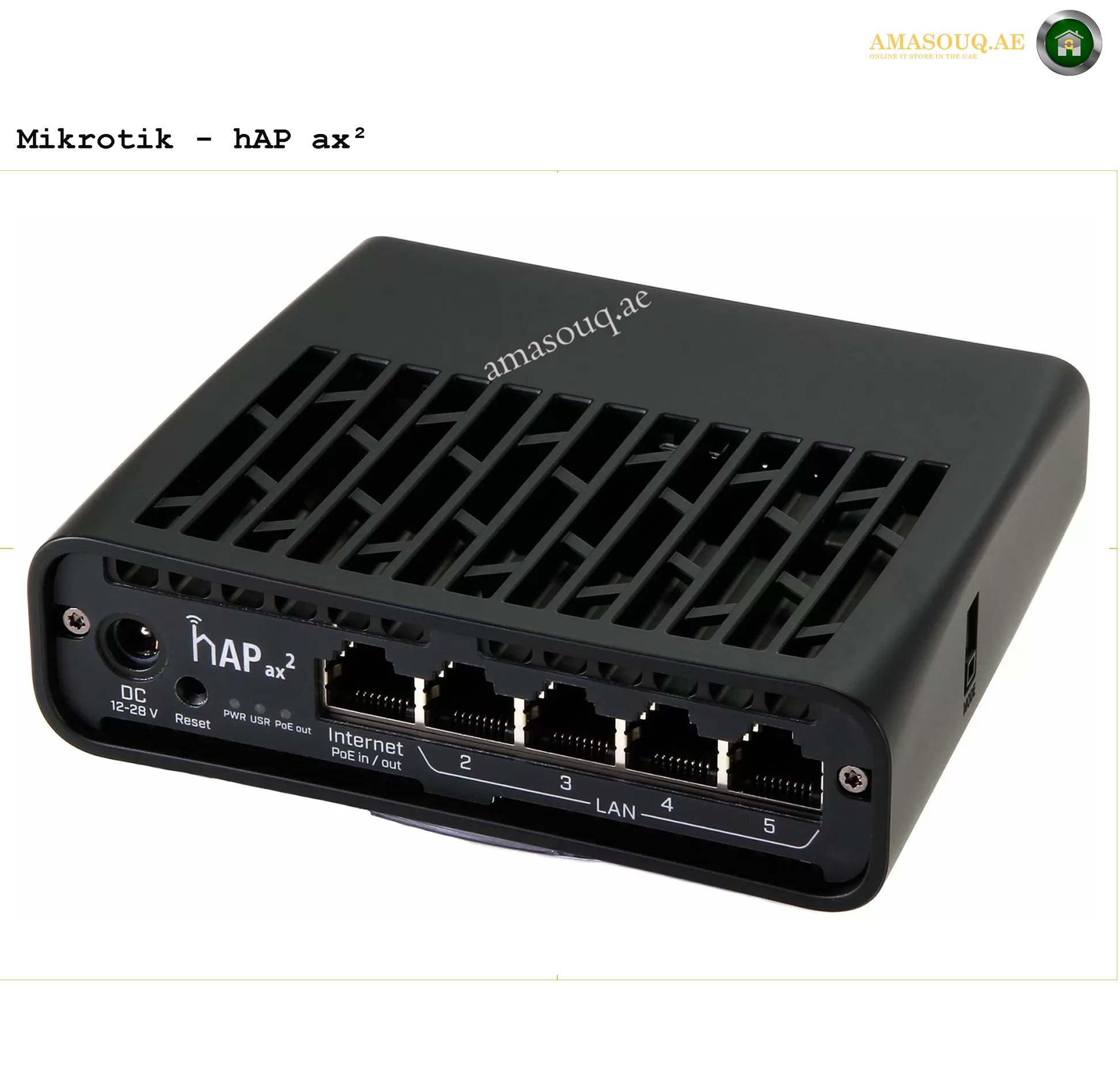 MikroTik - HAP ax² - Wi-Fi 6 | AMASOUQ.AE 1
