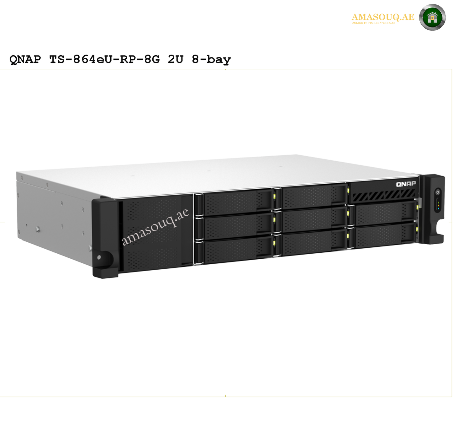 QNAP - 8 Bay Short Depth Rackmount