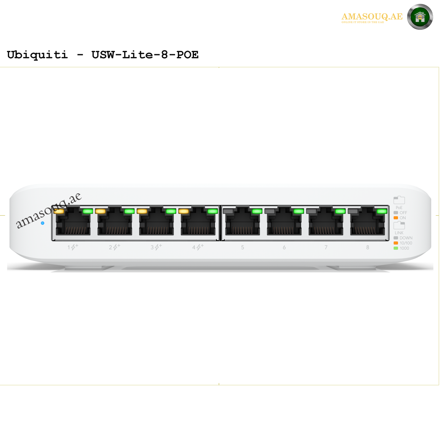 Ubiquiti - Lite 8 PoE - USW-Lite-8-POE
