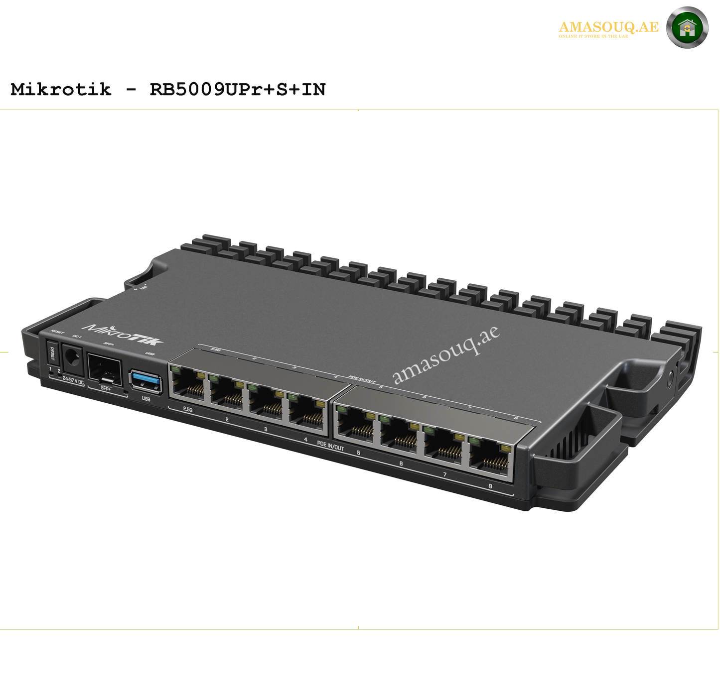MikroTik RB5009UPr+S+IN | AMASOUQ.AE SIDE  VIEW 1