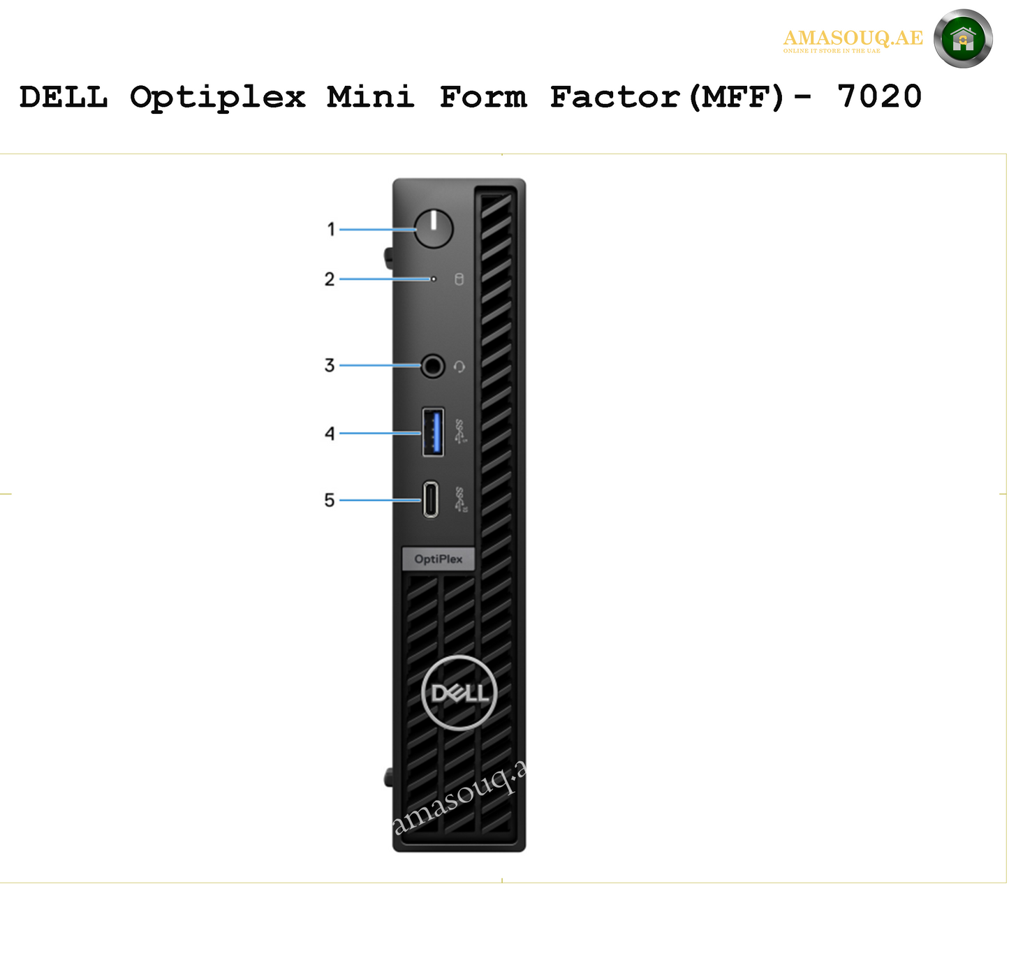 DELL Optiplex 7020 - MFF - Ubuntu Linux | Compact & Powerful Desktop
