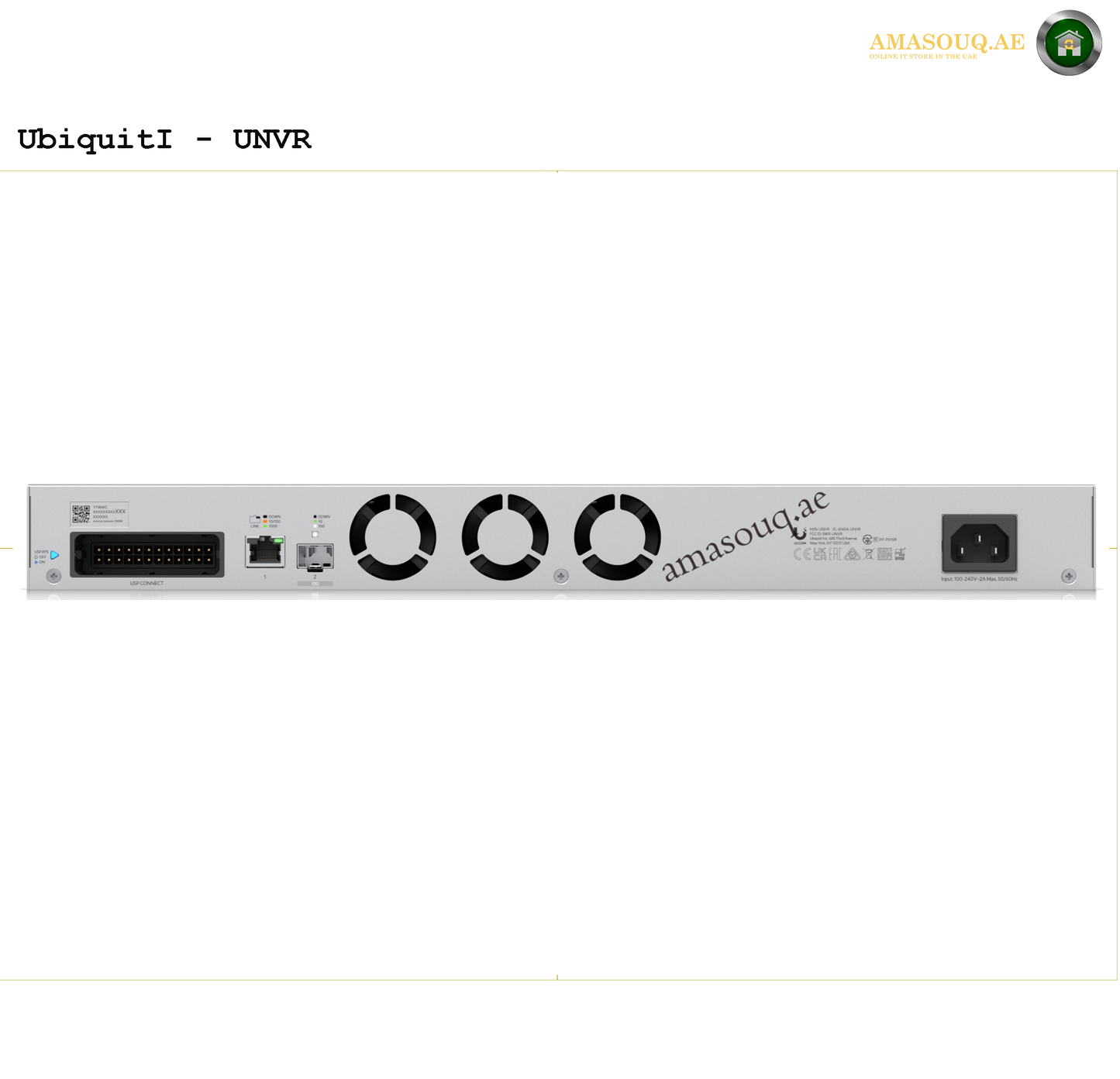 Ubiquiti NVR - UNVR