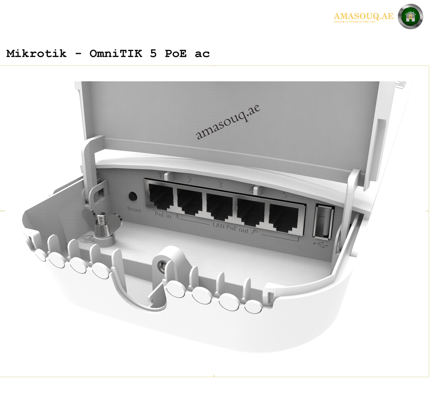 MIKROTIK - OmniTIK 5 POE ac Access Point – Fast, Reliable Outdoor Wi-Fi
