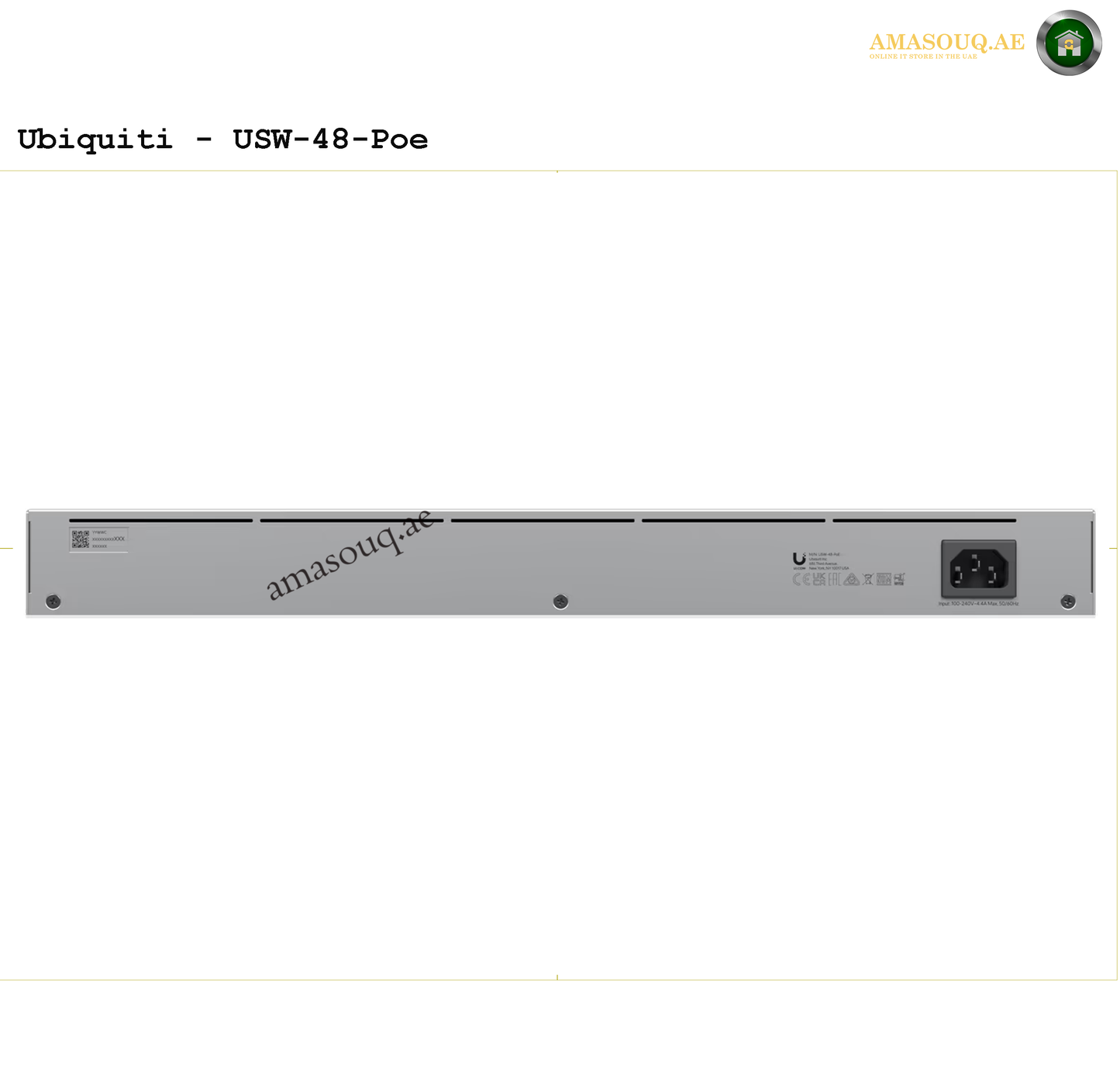 Ubiquiti - Standard 48 PoE - USW-48-POE