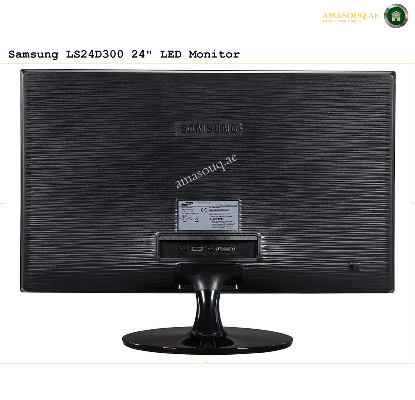 Samsung  LED Monitor - S24D300H - 23.8"