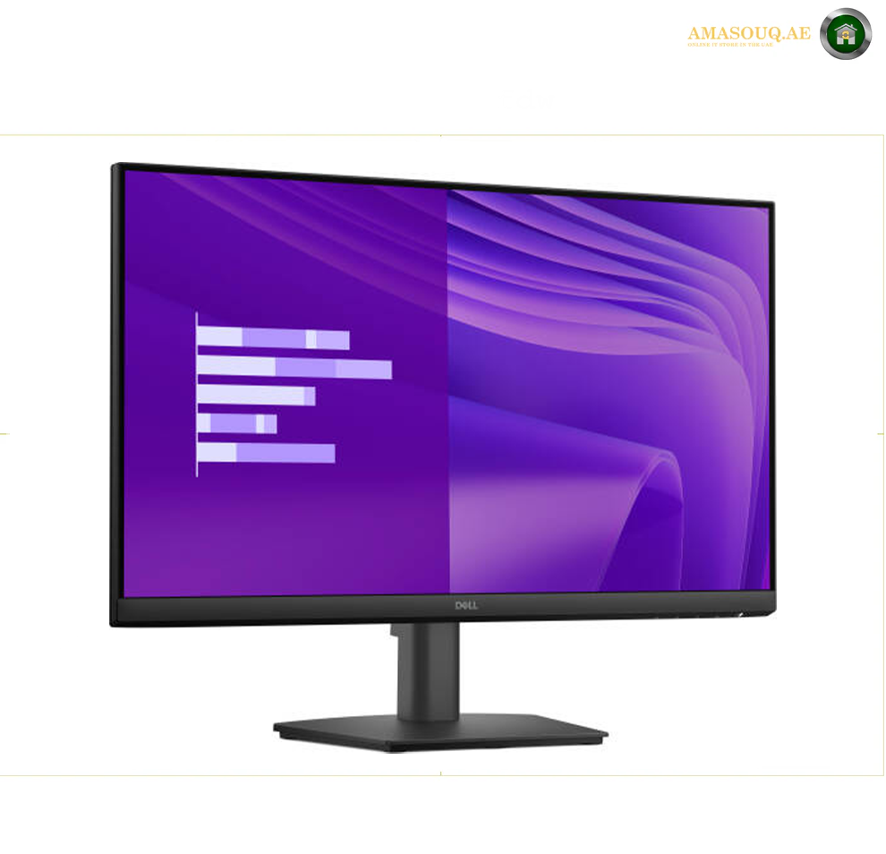Dell Pro E2425HM Monitor, 24" IPS Display, FHD Resolution, 100Hz Refresh Rate, 5ms (GtG) Response Time, Mercury-free, Arsenic-free, PVC/BFR Free Feature, 16.7m Color Display, Black