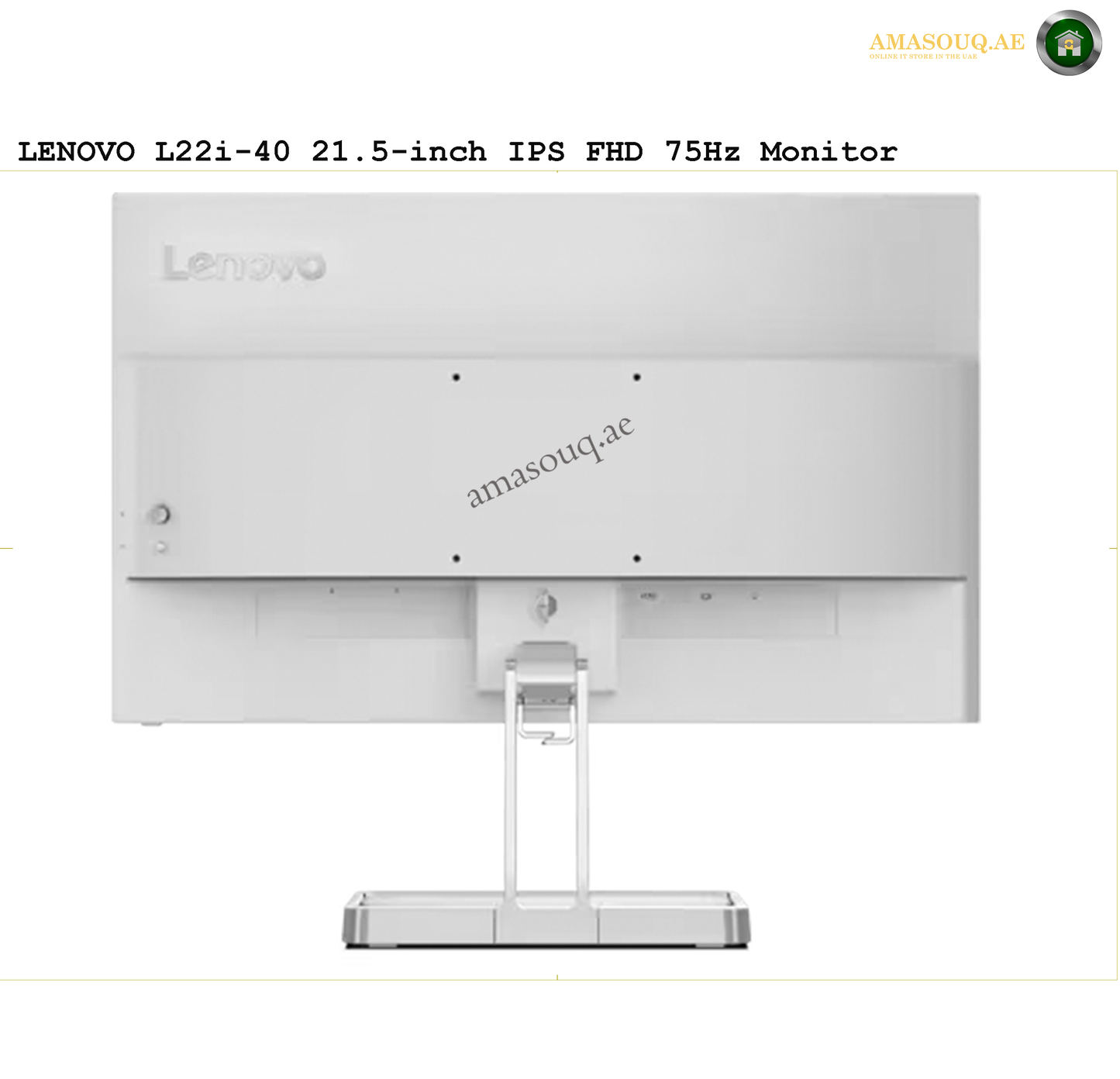 Lenovo Monitor - L22i-40 / 21.5" | AMASOUQ.AE 
