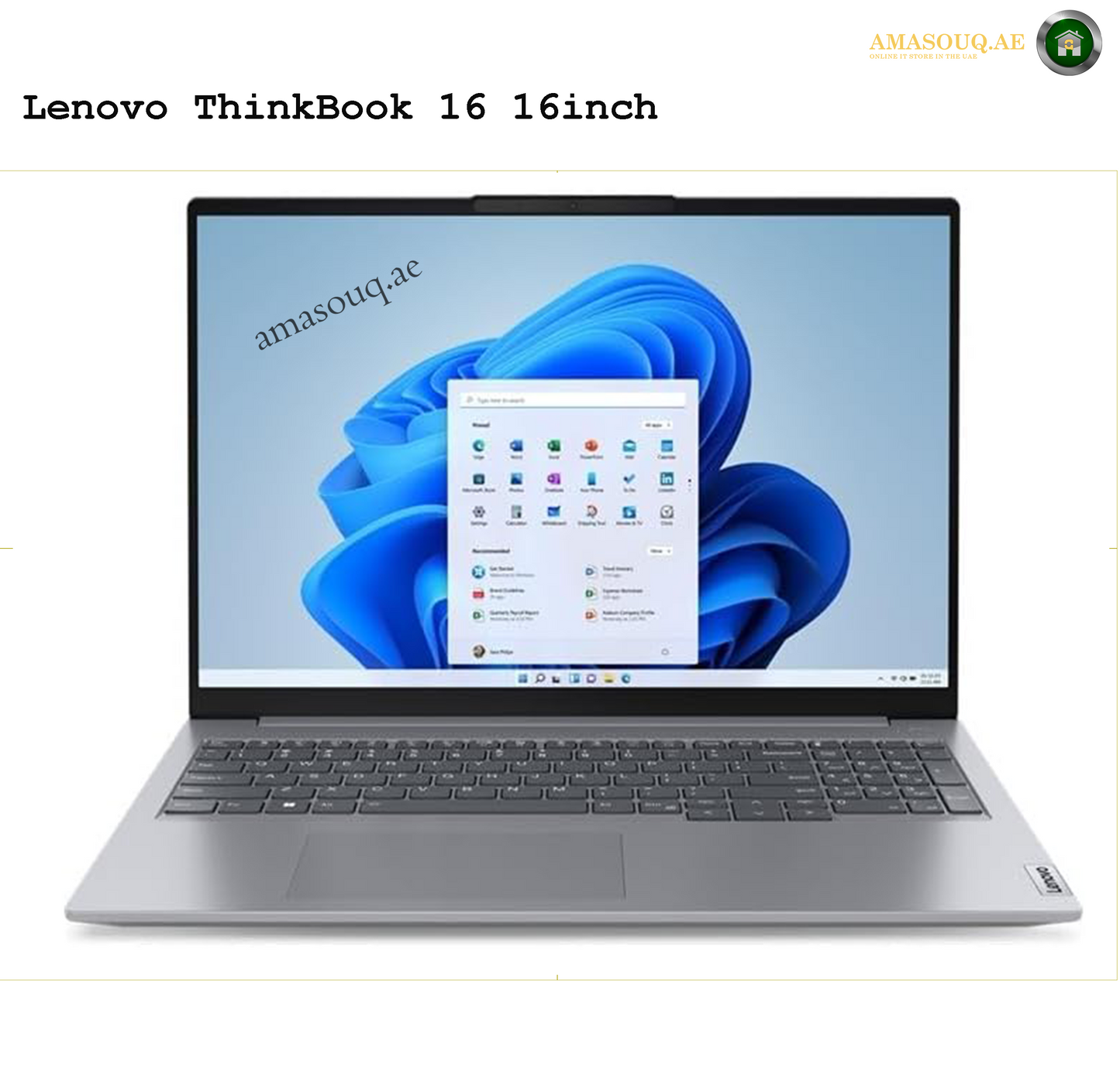 Lenovo ThinkBook 16 Laptop – Durable, Portable & Built for Professionals