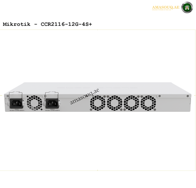MikroTik CCR2116-12G-4S+ | AMASOUQ.AE BACK VIEW