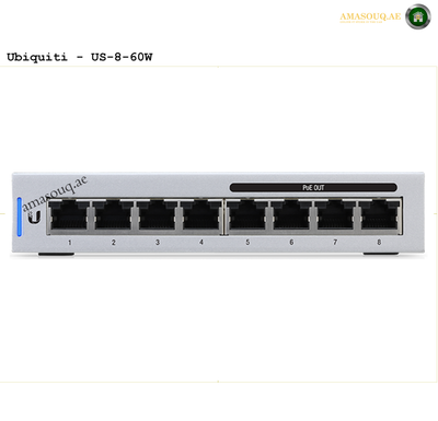 Ubiquiti - 8 PoE (Gen1) - US-8-60W | AMASOUQ.AE 2