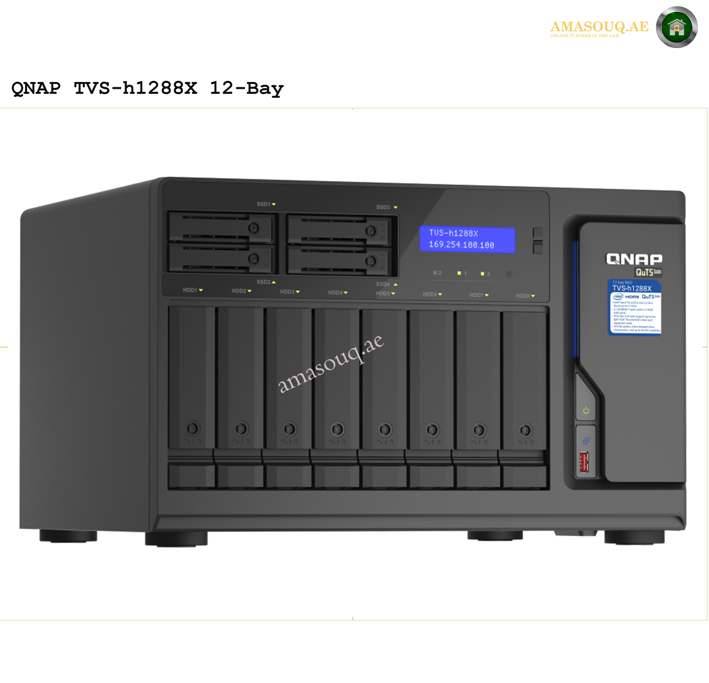 QNAP - TVS-h1288X - 12 Bay