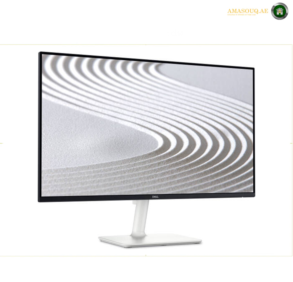 Dell S2425H Monitor, 24" FHD IPS Display, 100Hz Refresh Rate, 4ms (Extreme Mode) Response Time, Built-In Speakers, 16.7m Color Support, 4 Star TUV Eye Support, White | S2425H
