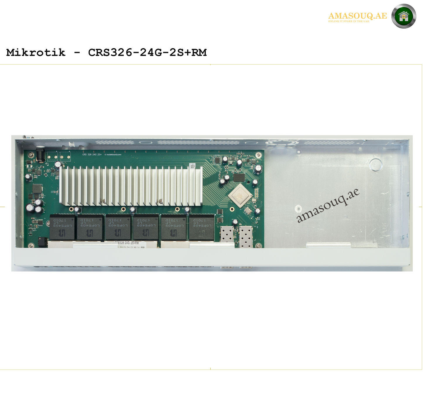 Mikrotik Cloud Router Switch CRS326-24G-2S+RM on AMASOUQ.AE TOP VIEW
