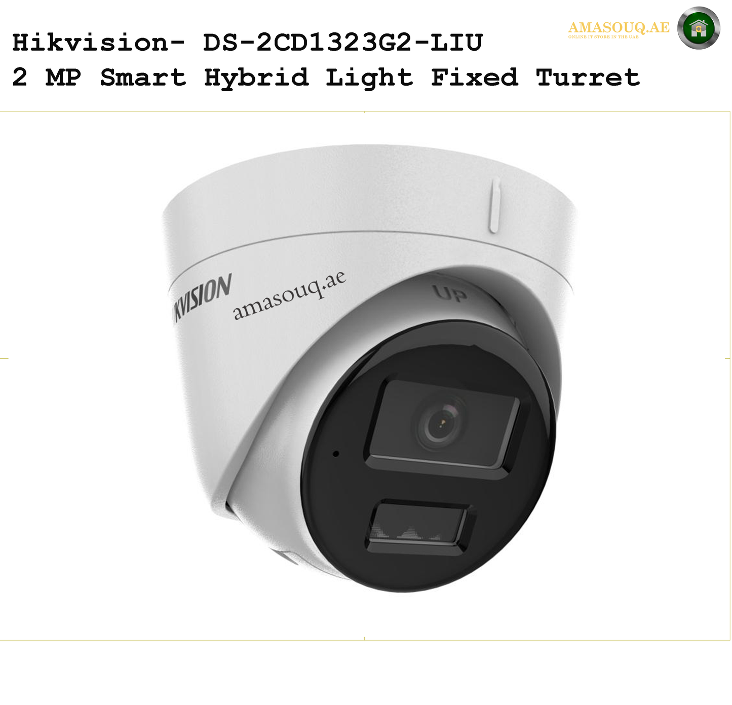 Hikvision 2 MP Smart Fixed Turret - DS-2CD1323G2-LIU