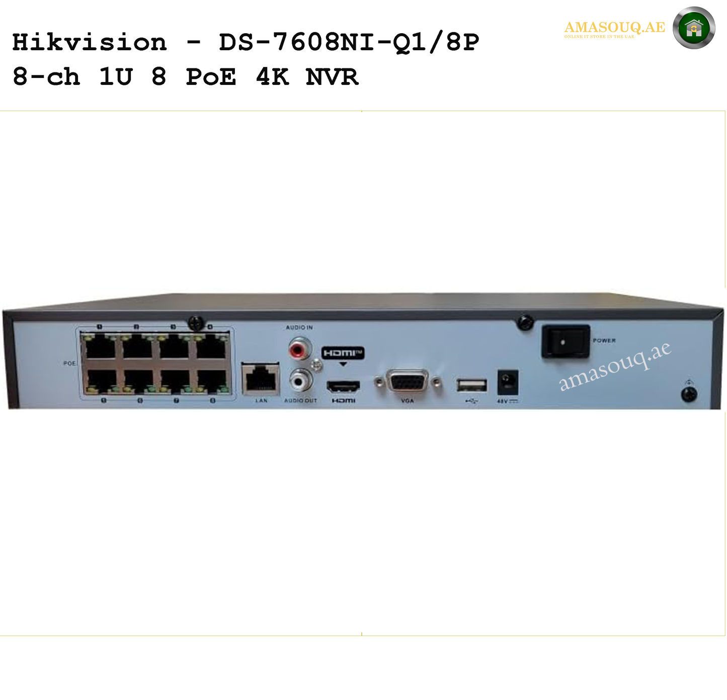 Hikvision NVR - DS-7604NI-Q1/4P | DS-7608NI-Q1/8P