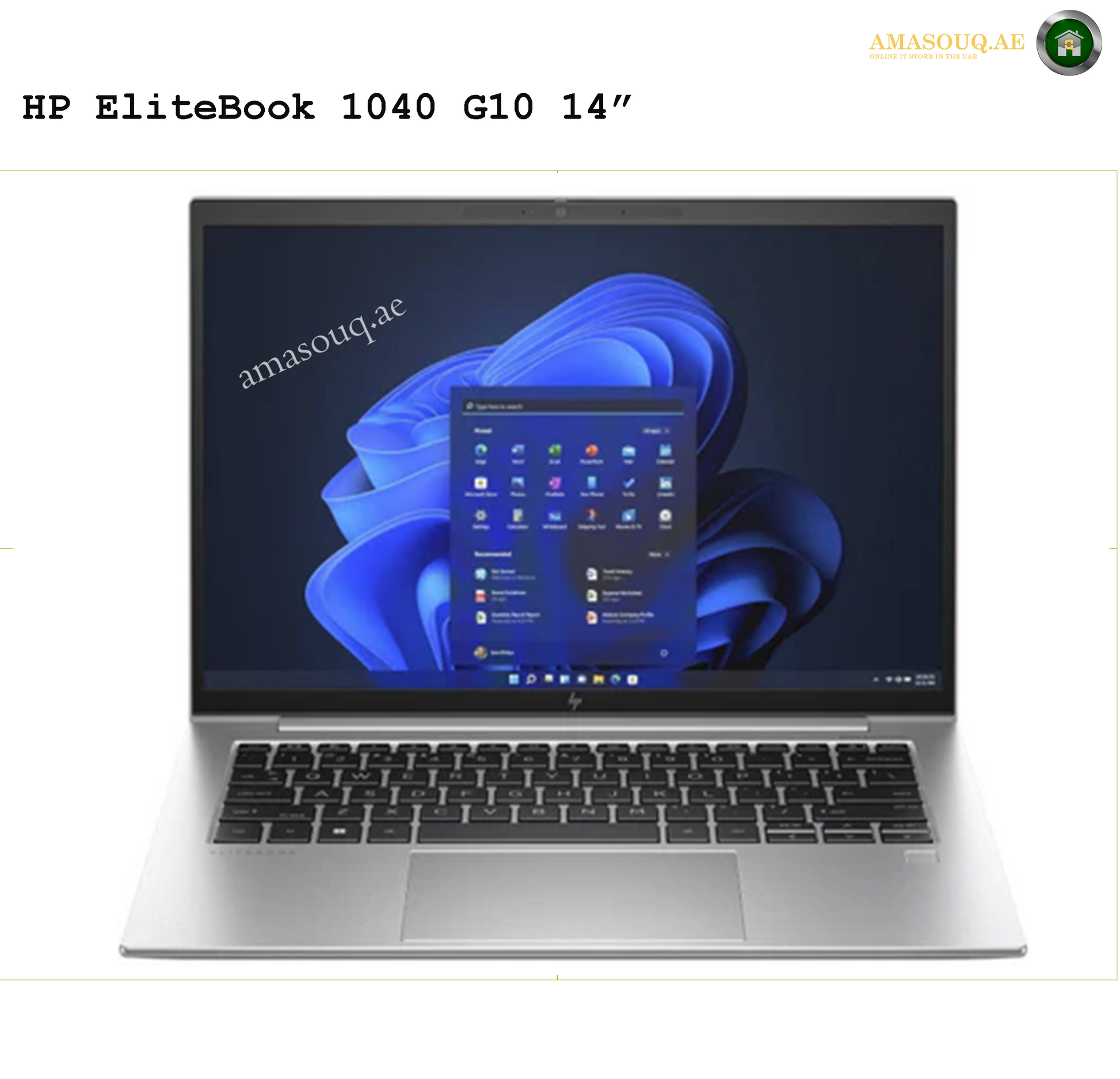 HP EliteBook 1040 G10 - 14.0" | AMASOUQ.AE FRONT VIEW
