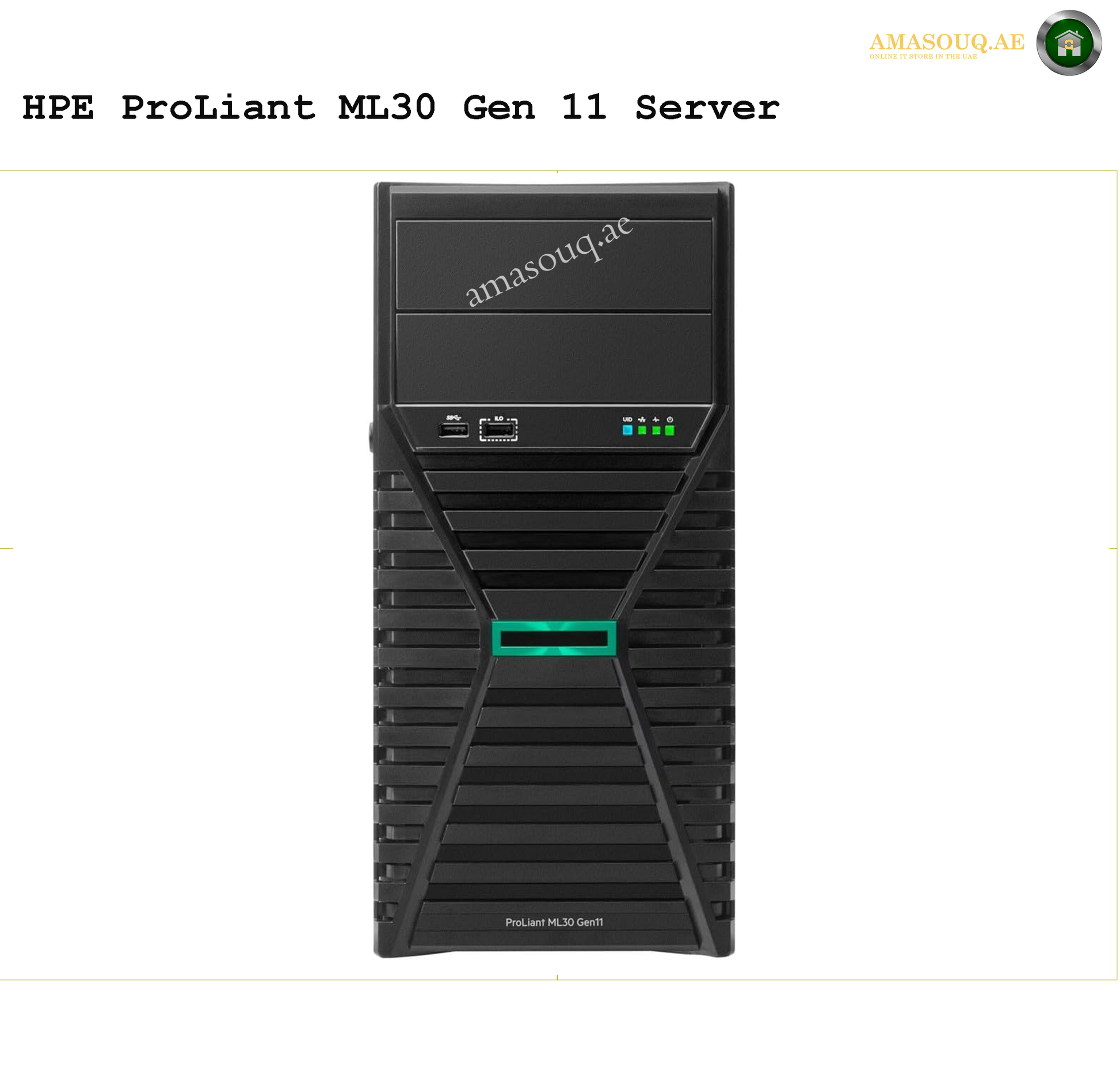HPE ProLiant ML30 Gen11 Tower Server | AMASOUQ.AE 2