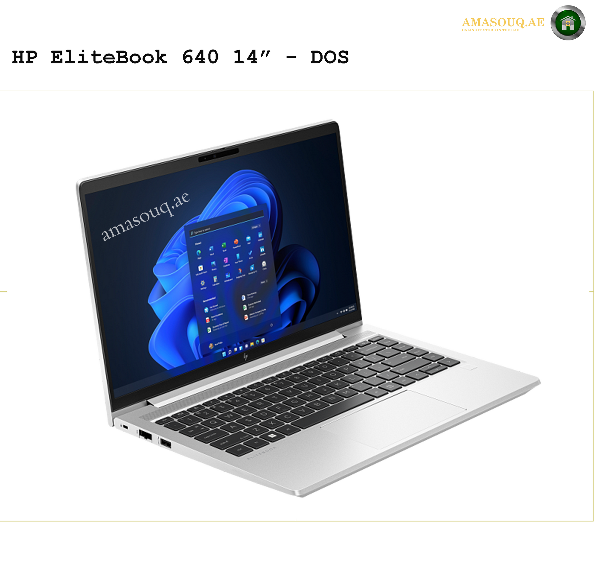 HP EliteBook 640 G10 14" | AMASOUQ.AE SIDE VIEW