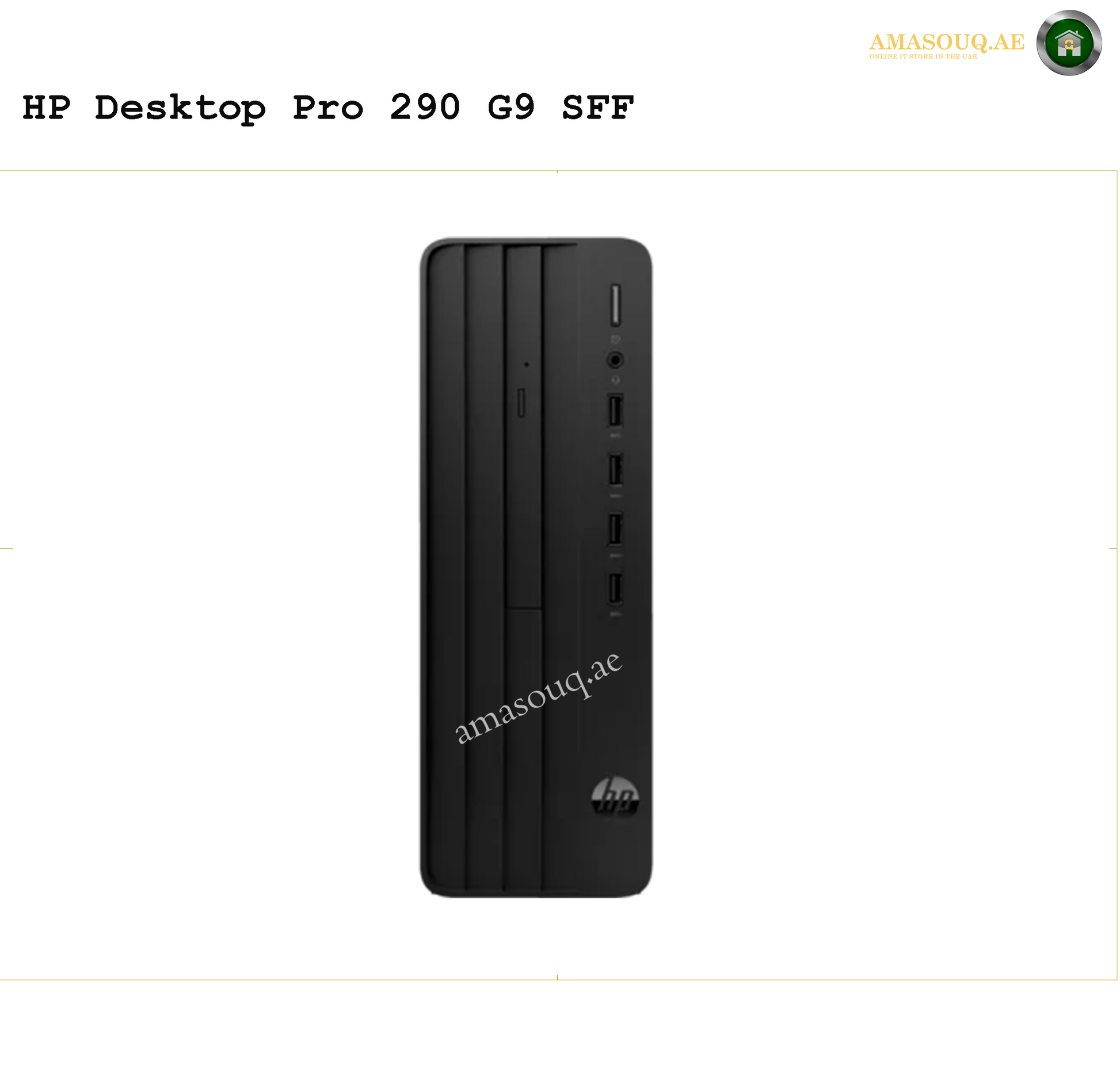 HP Pro 290 G9 SFF Desktop | AMASOUQ.AE FRONT VIEW
