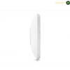 Ubiquiti U6 Enterprise In-Wall AP, WiFi 6E, 10 Spatial Streams, 6 GHz, 4.8 Gbps, 4-Port Switch, White | U6-Enterprise-IW