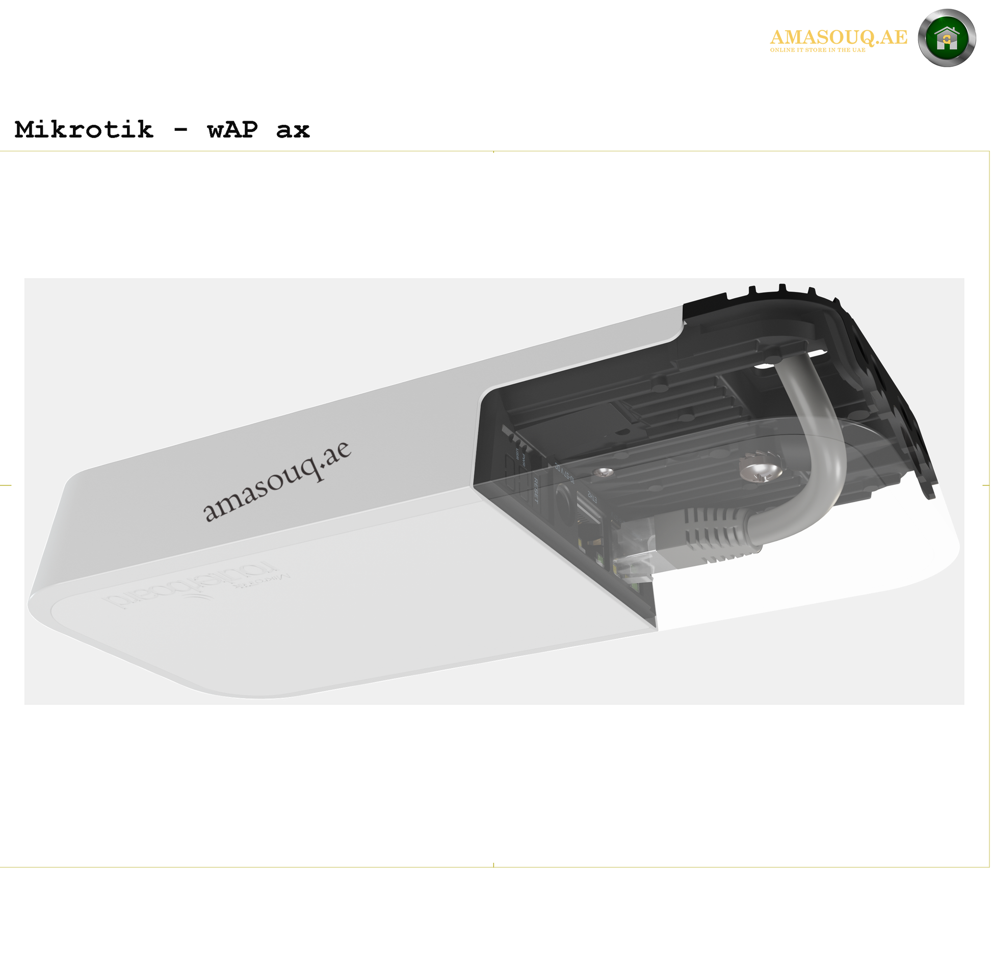 MikroTik wAPG-5HaxD2HaxD (wAP AX) | AMASOUQ.AE PORT VIEW